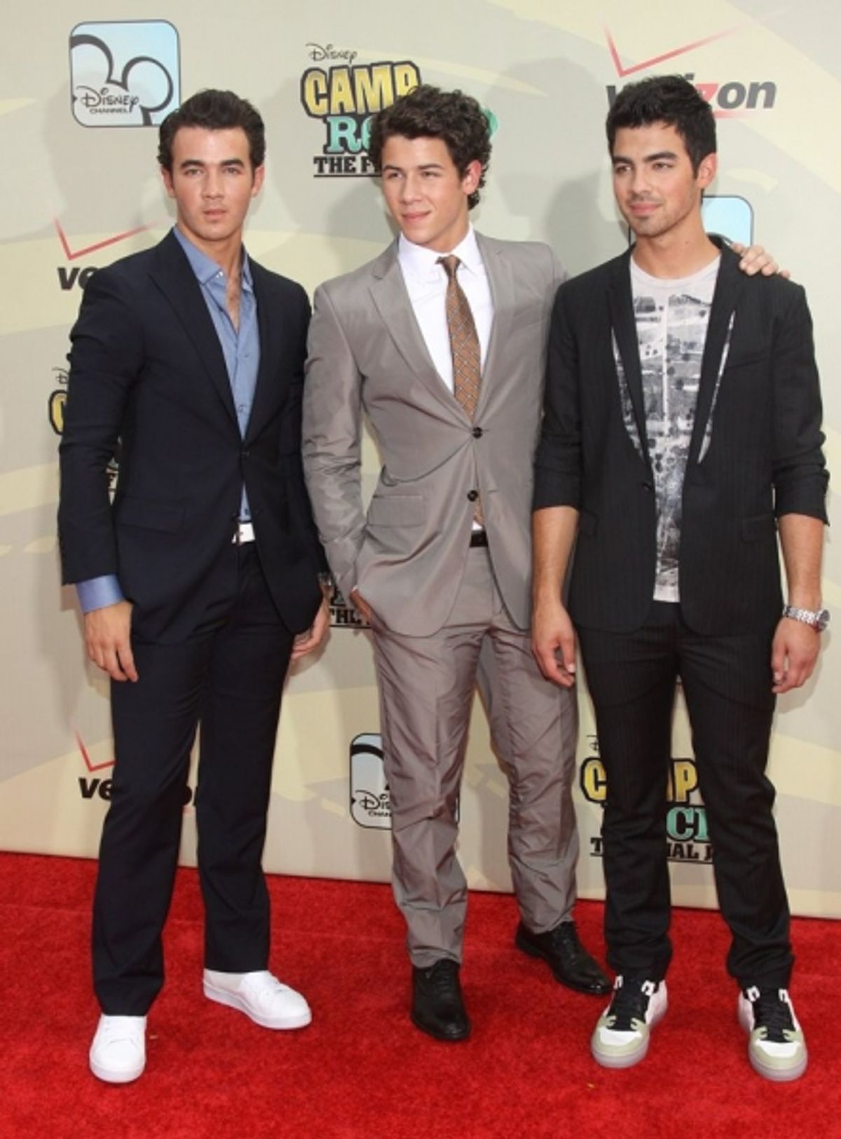 Kavin Jonas, Nick Jonas and Joe Jonas at 