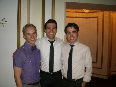 Evan Autio (Gentleman of Japan), Kent Hania (Band Singer), and Nate Lewellyn Photo