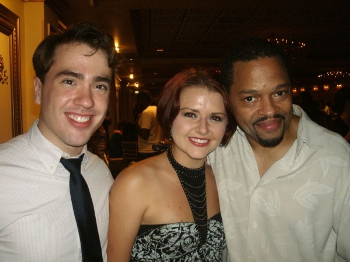 Nate Lewellyn, Katie Spelman, and Ted Louis Levy at 