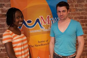 Lavita Shaurice Burr (GLAAD Winner "She Like Girls") and David Stallings Photo
