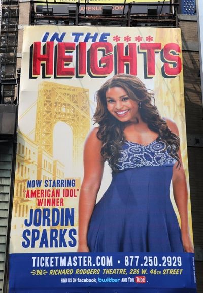  Jordin Sparks Debuts in 'IN THE HEIGHTS' Photo