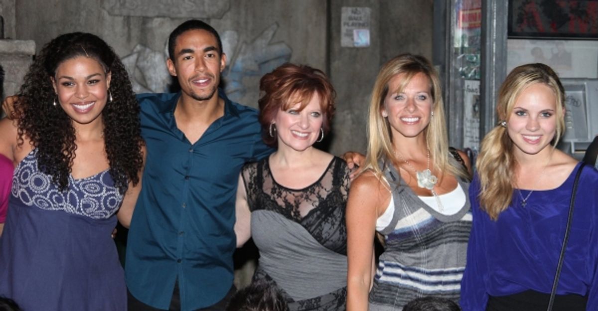 Jordin Sparks, Kyle Beltran, Caroline Manzo, Dina Manzo and Meaghan Martin at 
