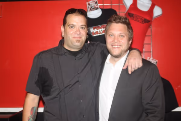 Producer/Creator/Director Mike Todaro and Producer/Creator/Video Designer Dan Nycklem Photo