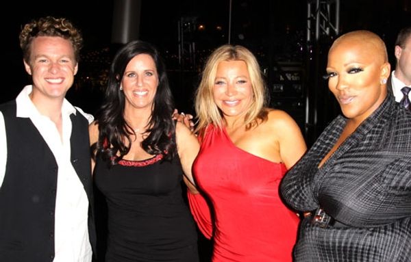 Jake Simpson, Patti Stanger, Taylor Dayne & Frenchie Davis at The Americana at Brand Photo