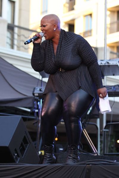 Frenchie Davis at The Americana at Brand Photo