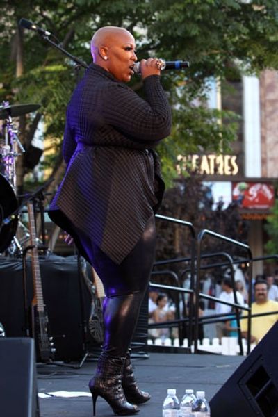 Frenchie Davis at The Americana at Brand Photo