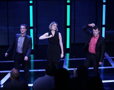 Euan Morton, Jill Paice & Jeremy Kushnier Photo