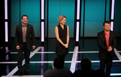 Euan Morton, Jill Paice & Jeremy Kushnier Photo