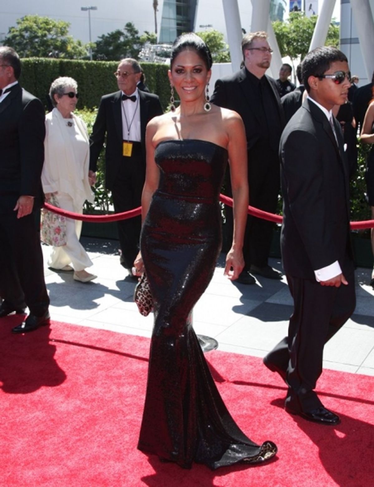 Shela E at Chenoweth, Cumming, Harris, GLEE & More at the 2010 Creative Arts Emmy Awards
