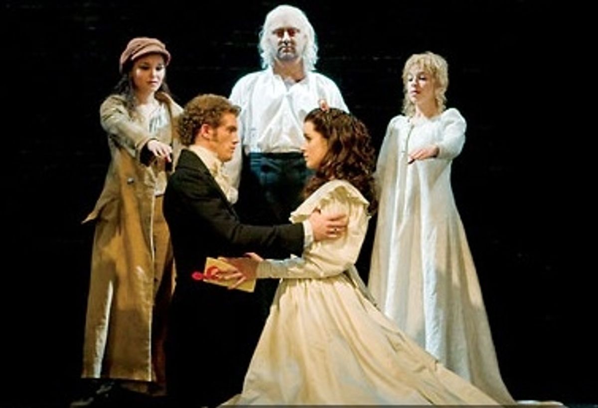Samantha Barks, Alistair Brammer, Simon Bow, Lucie Jones and Rebecca Seale at 