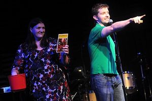 Jenny Kanelos & Rory O'Malley @ BroadwayWorld Jenny Kanelos & Rory O'Malley Photo