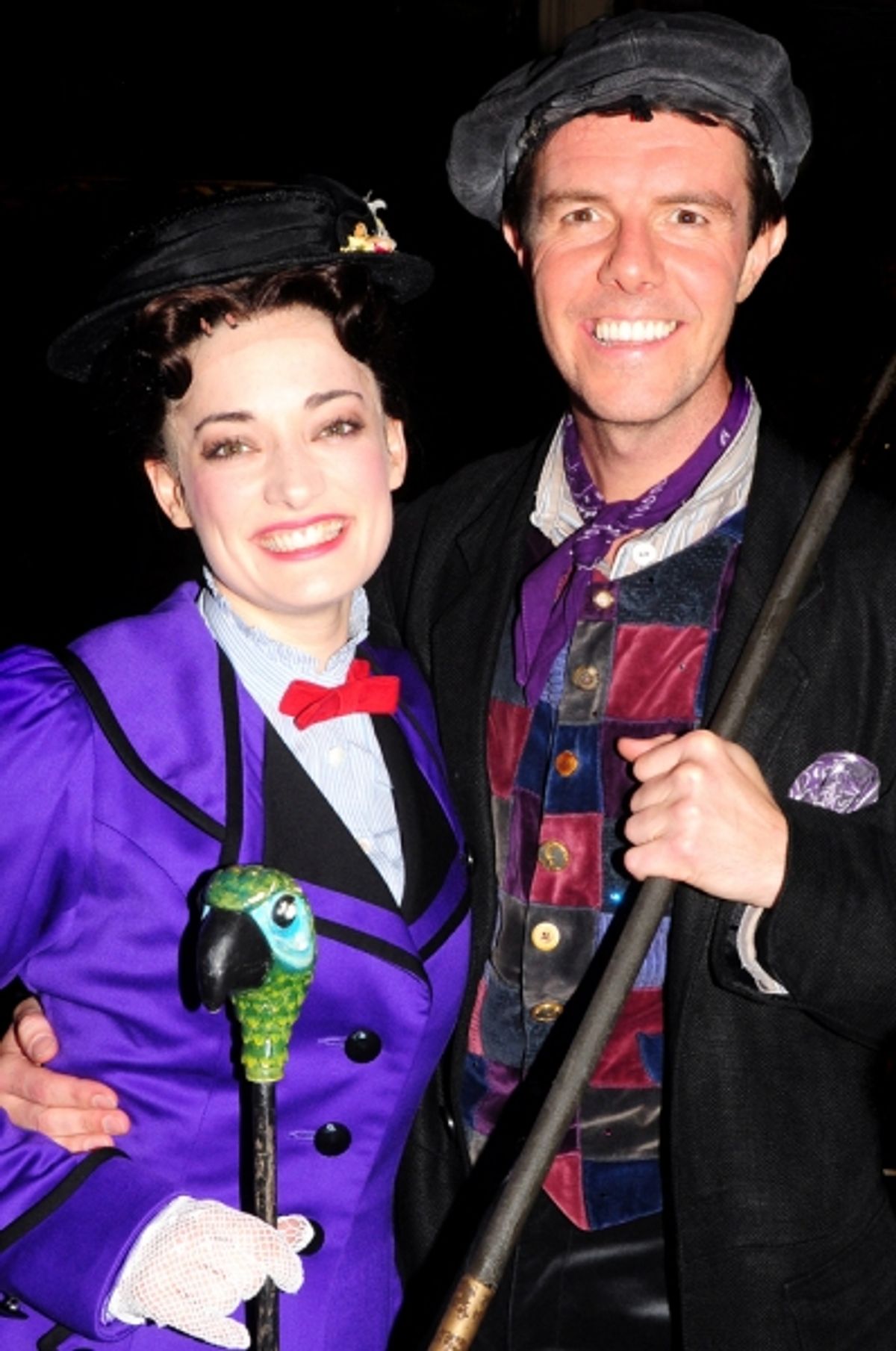 Laura Michelle Kelly and Gavin Lee at 