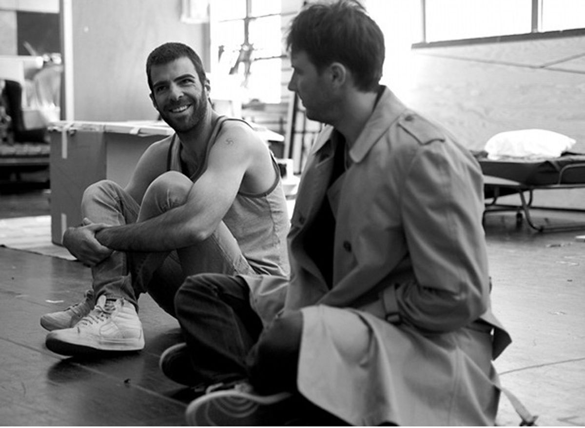 Zachary Quinto and Bill Heck at 