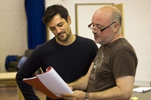 Michael Landes and Lindsay Posner  Photo