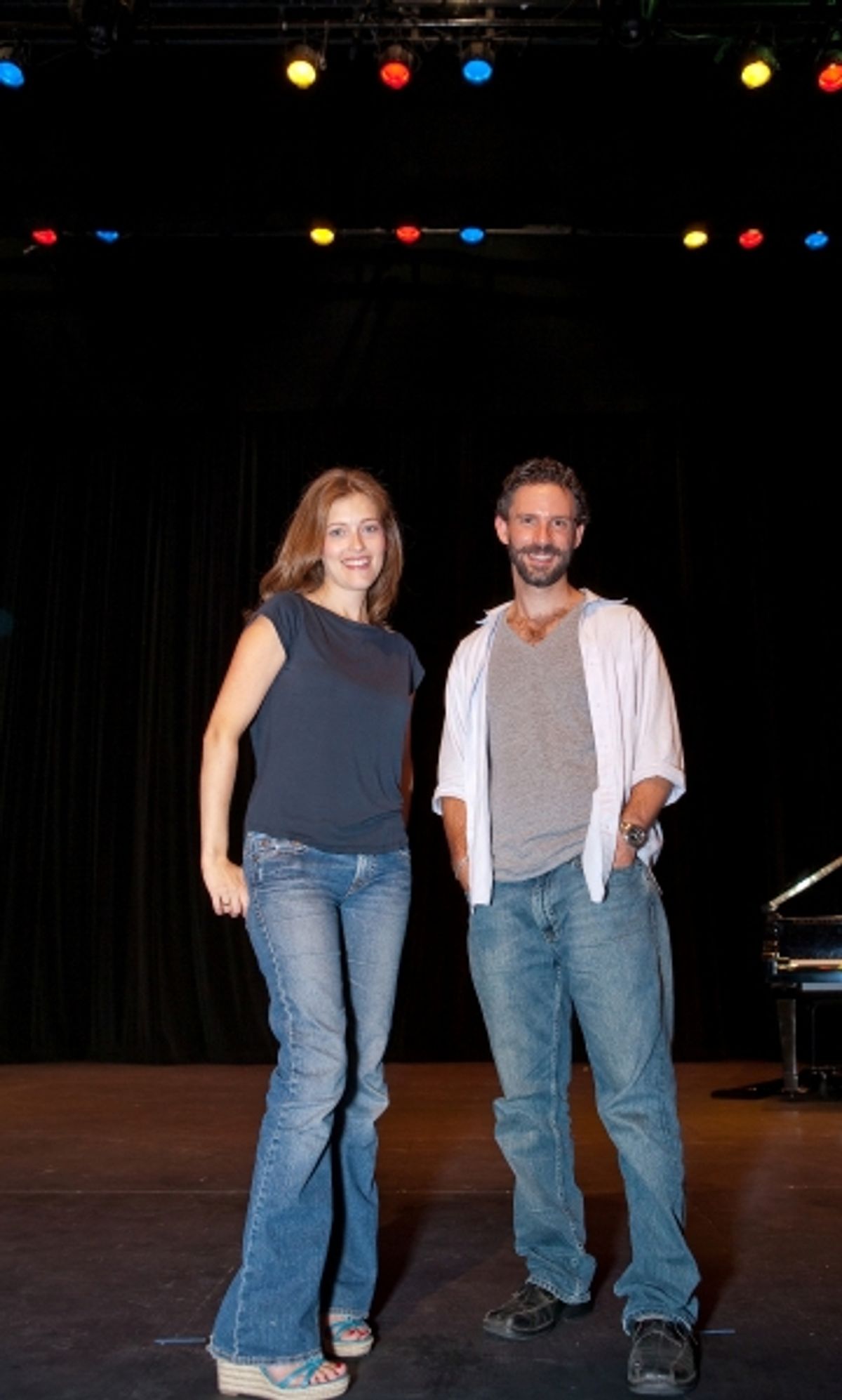 Norbert Leo Butz, Beth, and Jason Kravits at 