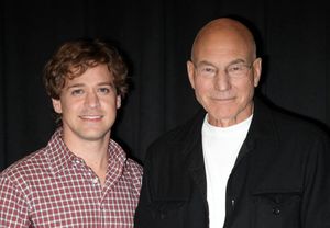 T.R. Knight & Patrick Stewart Photo