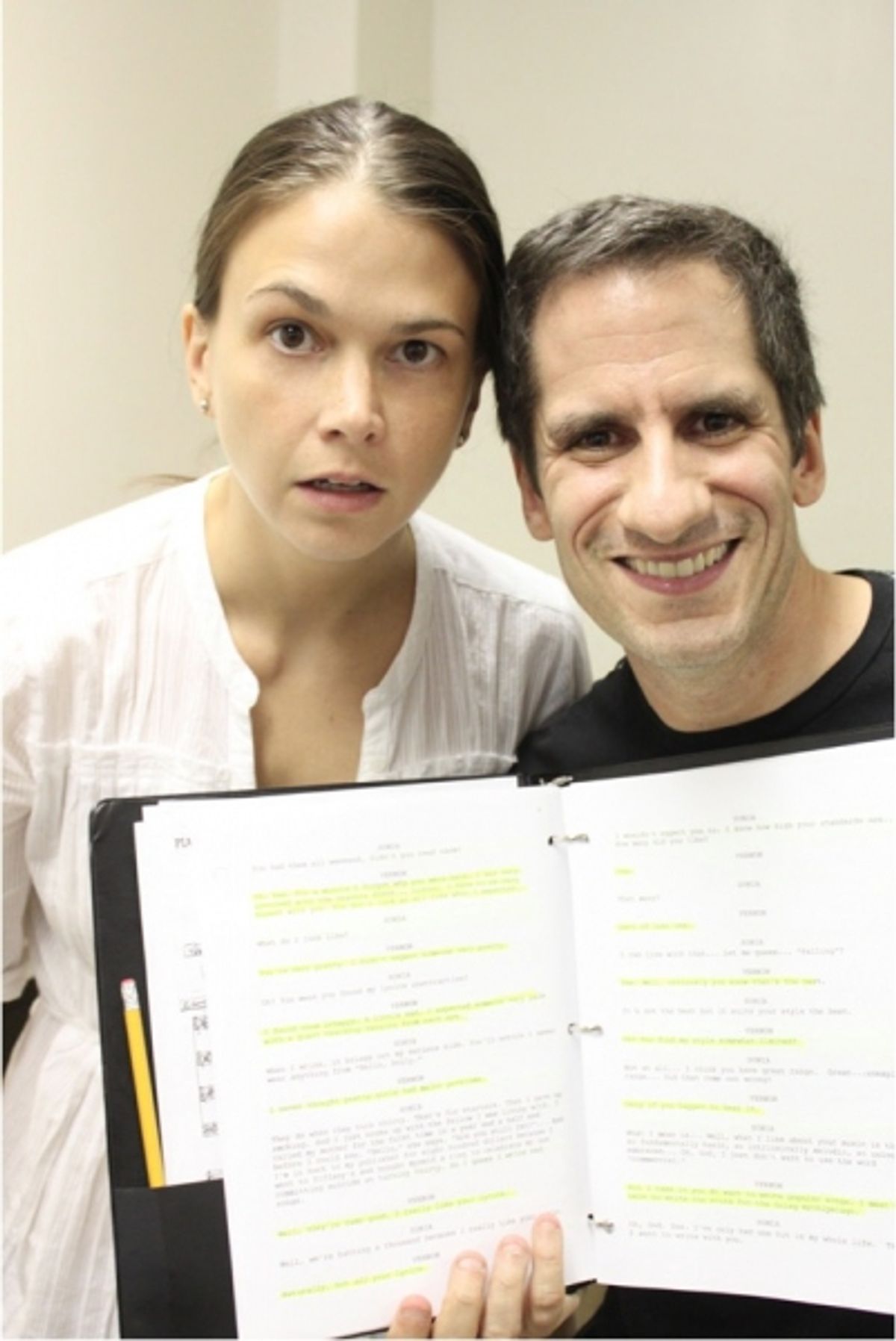 Sutton Foster and Seth Rudetsky at 