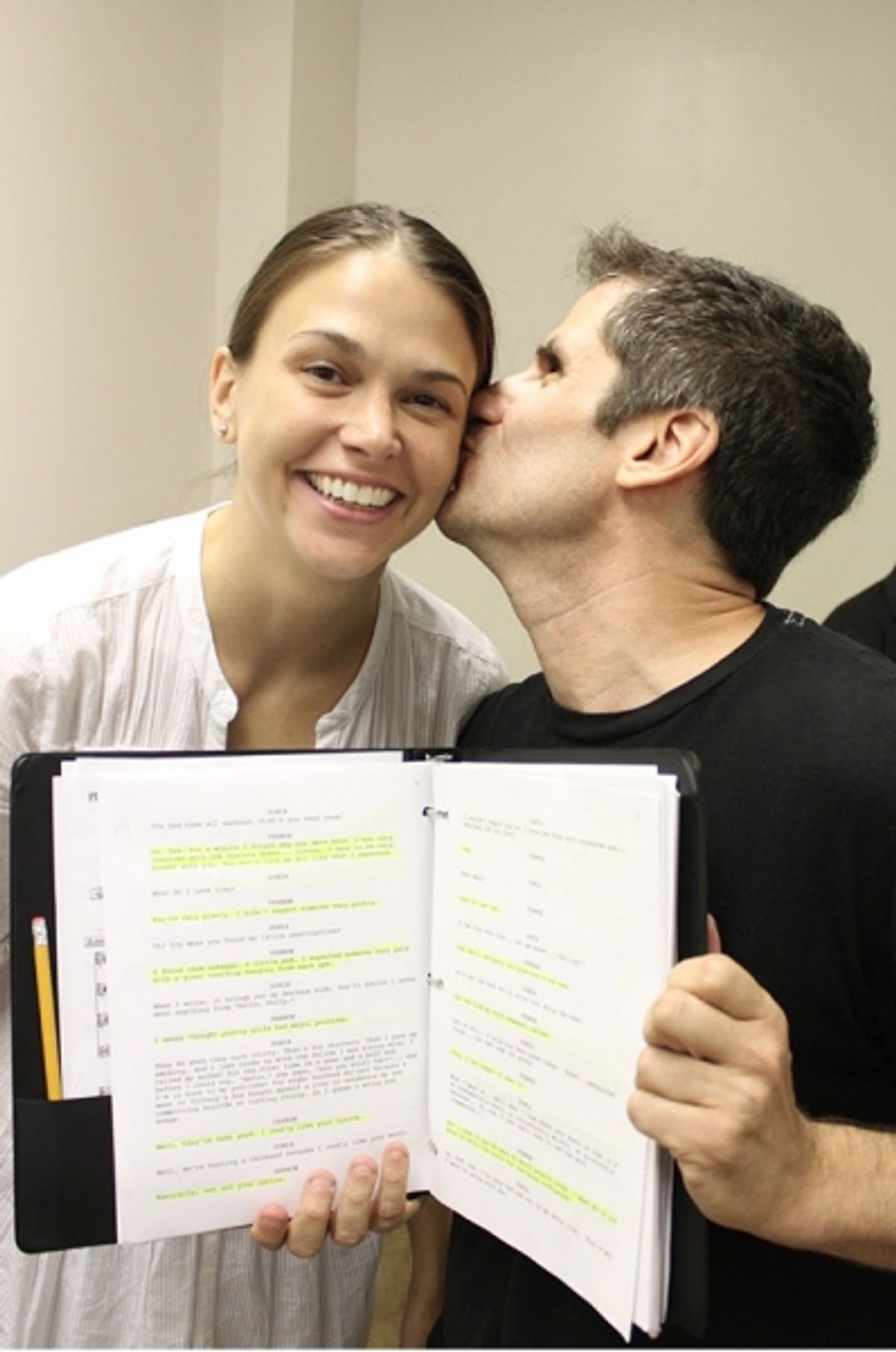 Sutton Foster and Seth Rudetsky at 