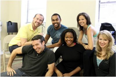 Tyler Maynard, Matt Loehr, Jesse Nager, Amber Efe, Alex Ellis and Kaitlyn Davidson Photo