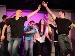 Chad Kessler, Erik Ransom, Ashley Holmes and Eric Carpenter
@ BroadwayWorld Chad Kessler, Erik Ransom, Ashley Holmes and Eric Carpenter
Photo