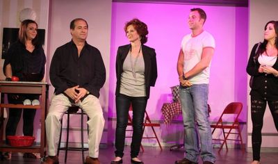 Lauren Manzo, Joe Scanio, Caroline Manzo, Anthony J. Wilkinson and Jacqueline Laurita Photo