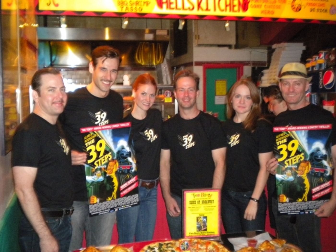 Photo Flash: Two Boots Pizza Celebrates THE 39 STEPS Photo Flash: Two Boots Pizza Celebrates THE 39 STEPS Image