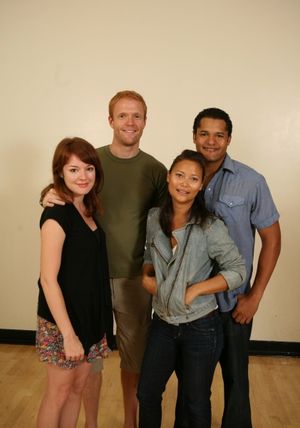 Aubrey Dollar, Brendan Griffin, K.K. Moggie and Brandon J. Dirden @ BroadwayWorld Aubrey Dollar, Brendan Griffin, K.K. Moggie and Brandon J. Dirden Photo