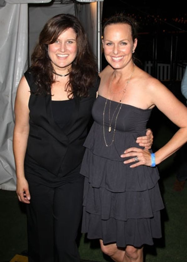 Paula Cole and Melora Hardin at The Americana at Brand Photo