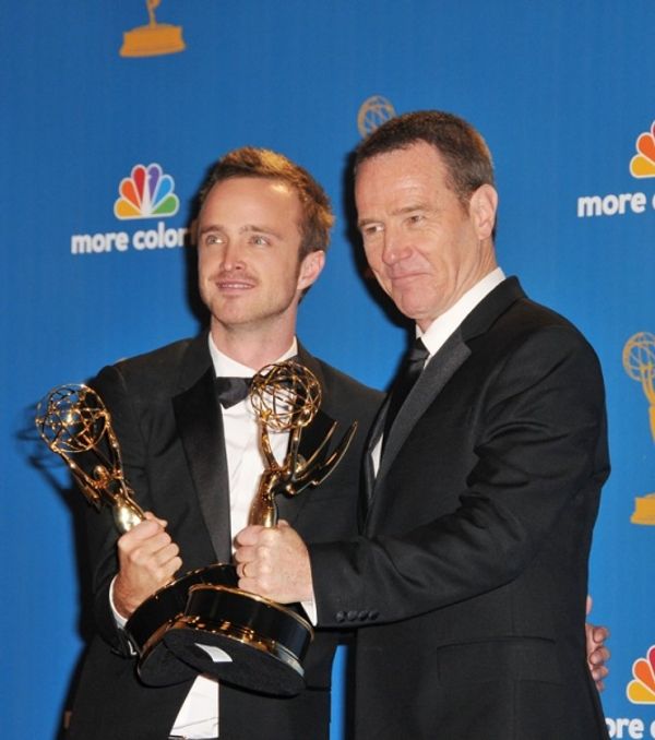 Aaron Paul and Bryan Cranston  Photo