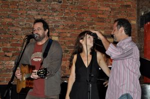 Michael Lanning, Jessica GrovÃ'Â© and Dan Cooney Photo