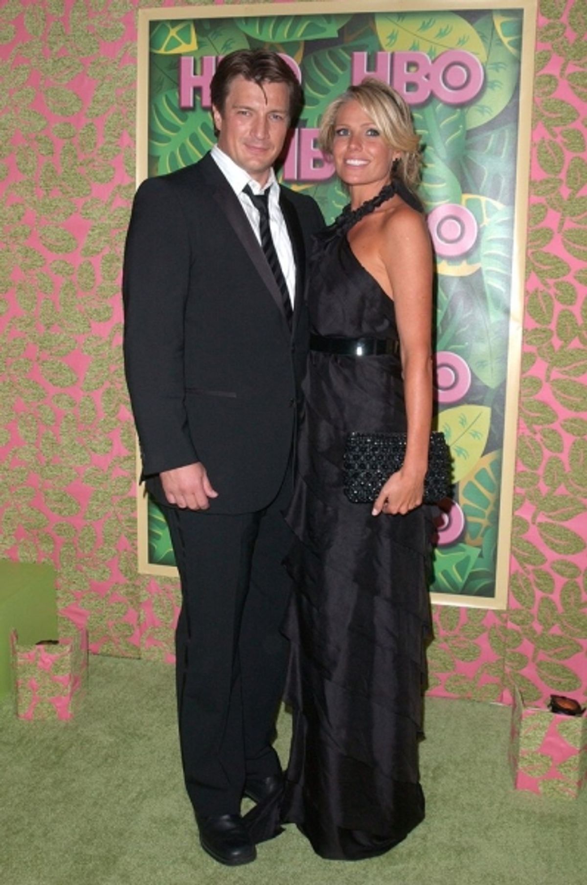 Nathan Fillion and Guest at 