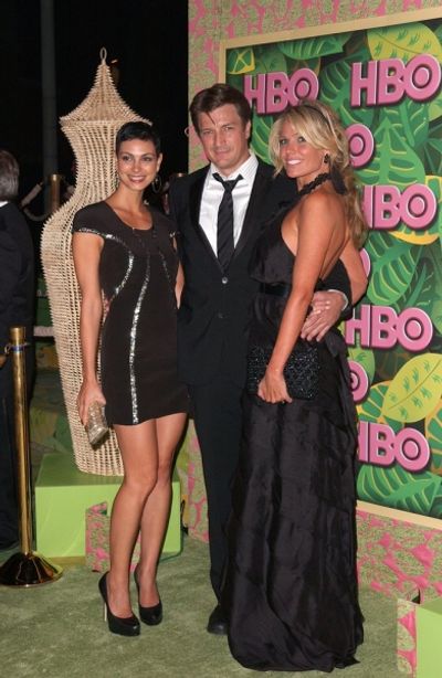  Nathan Fillion and Guest with Morena Baccarin Photo