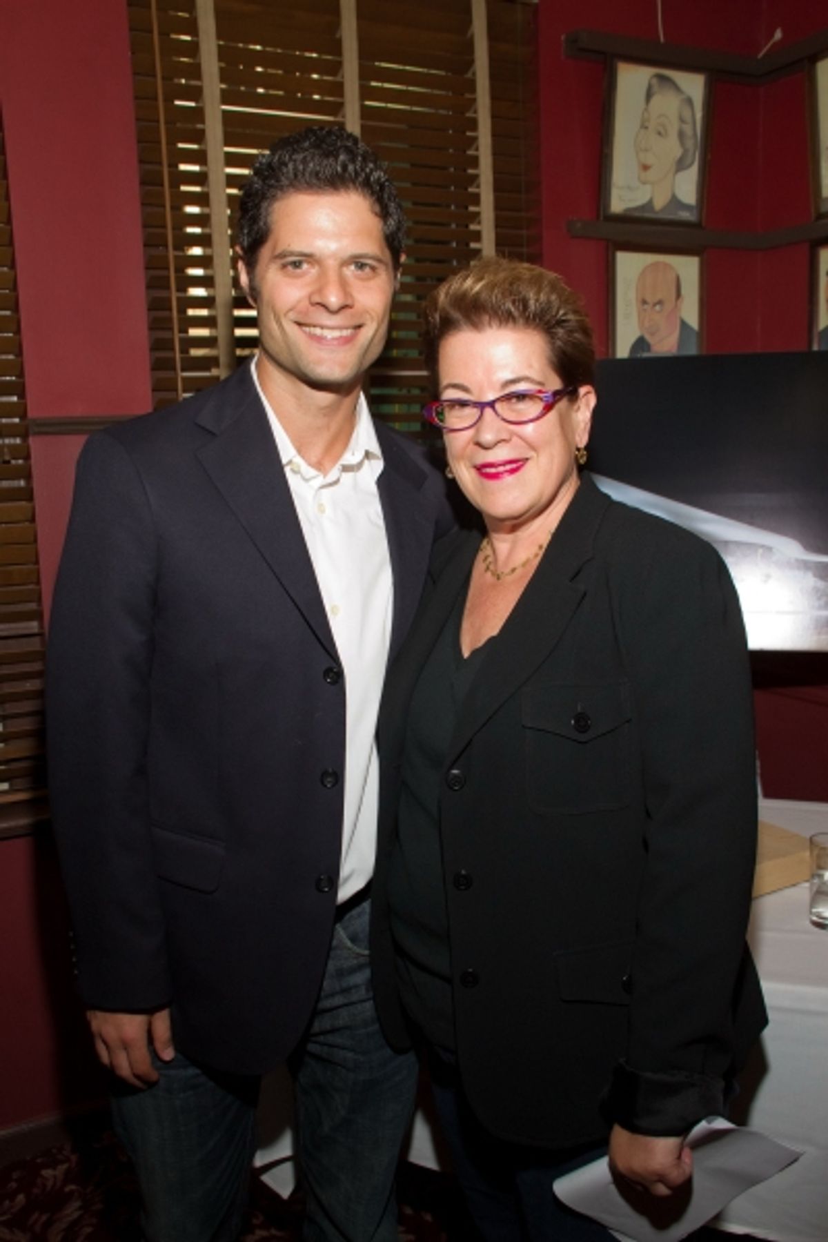 Tom Kitt and Arena Stage Artistic Director Molly Smith at 