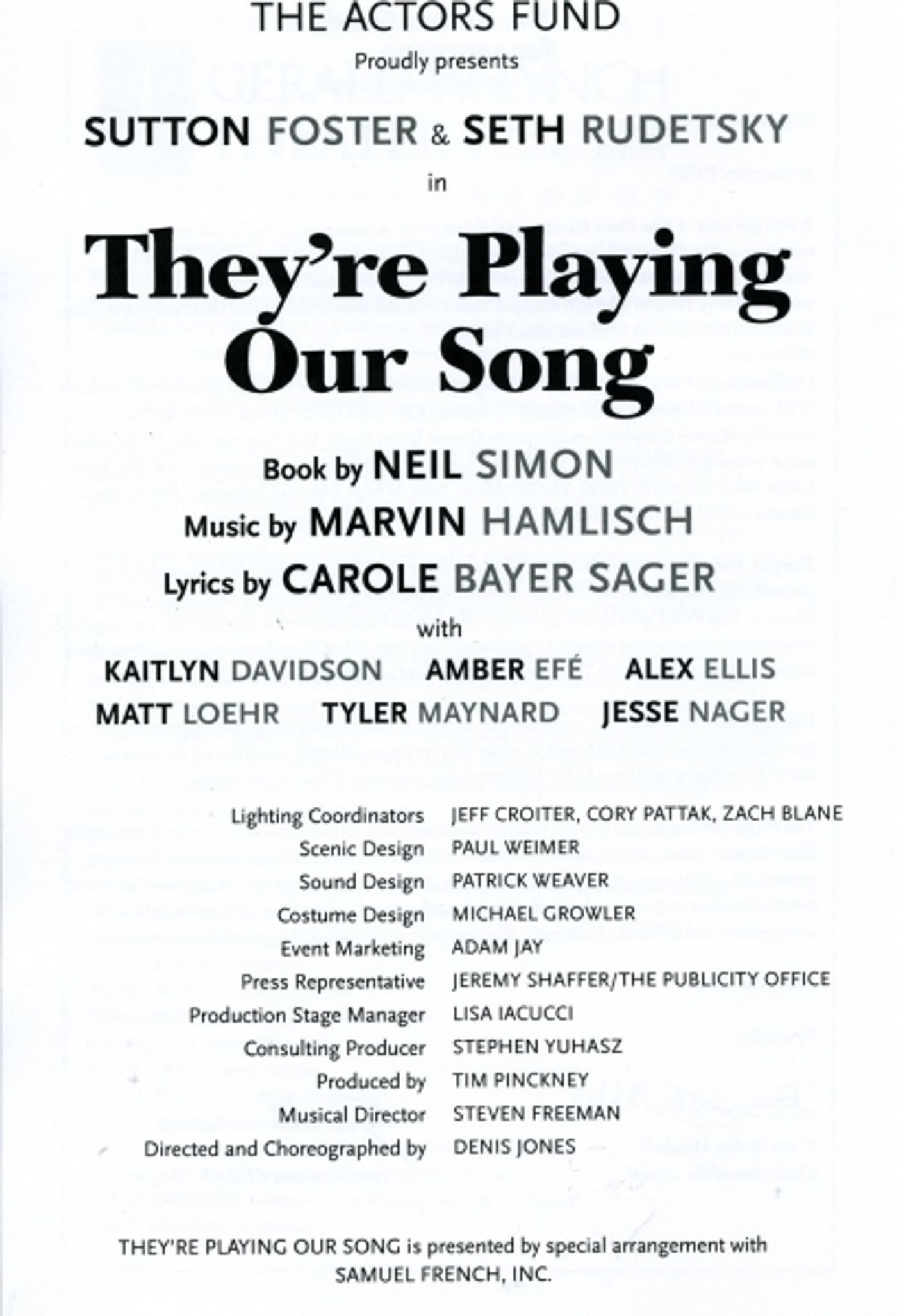 Photo Coverage: THEY'RE PLAYING OUR SONG Curtain Call  Image