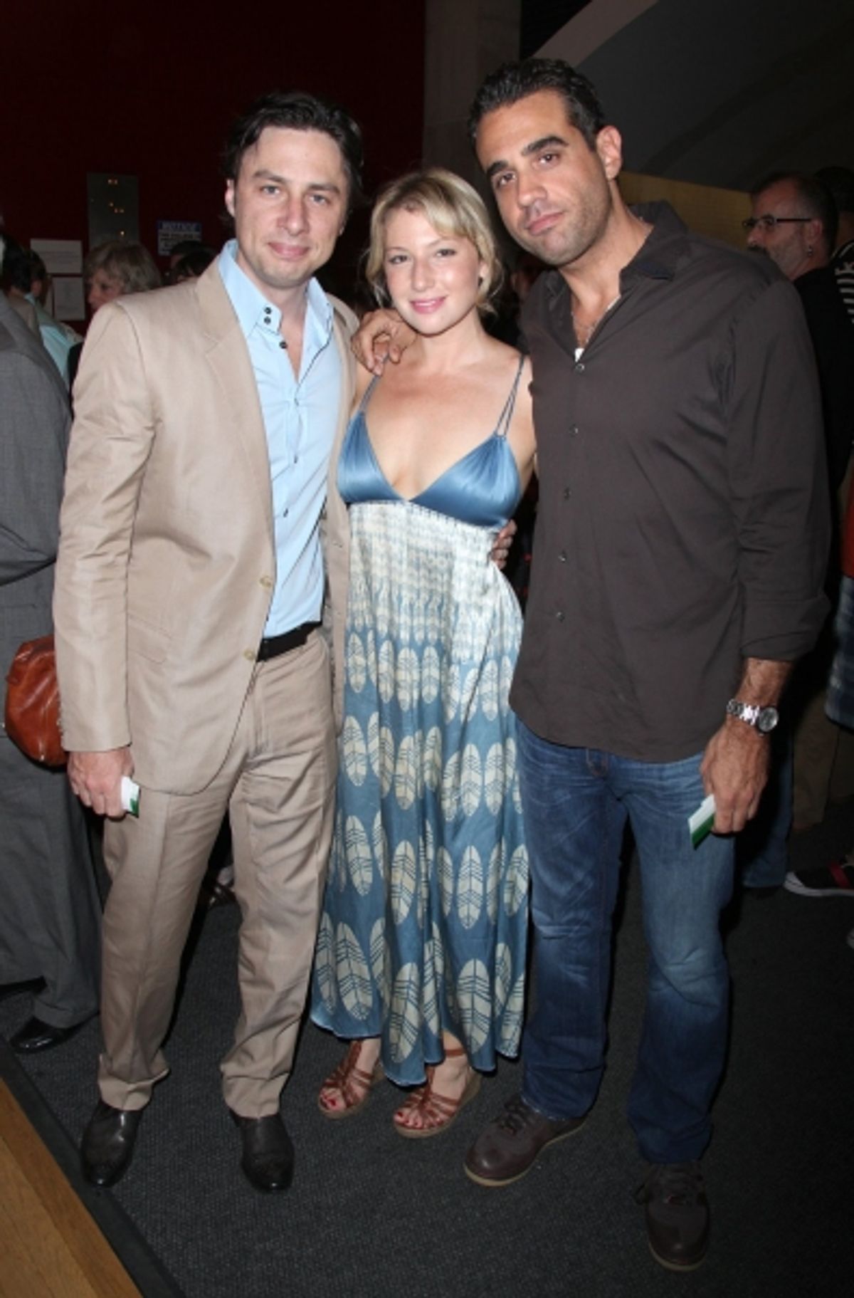 Zach Braff, Ari Graynor & Bobby Cannavale at 