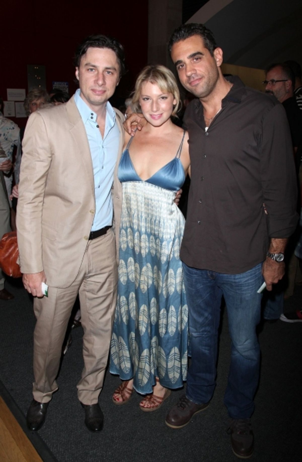 Zach Braff, Ari Graynor & Bobby Cannavale at 