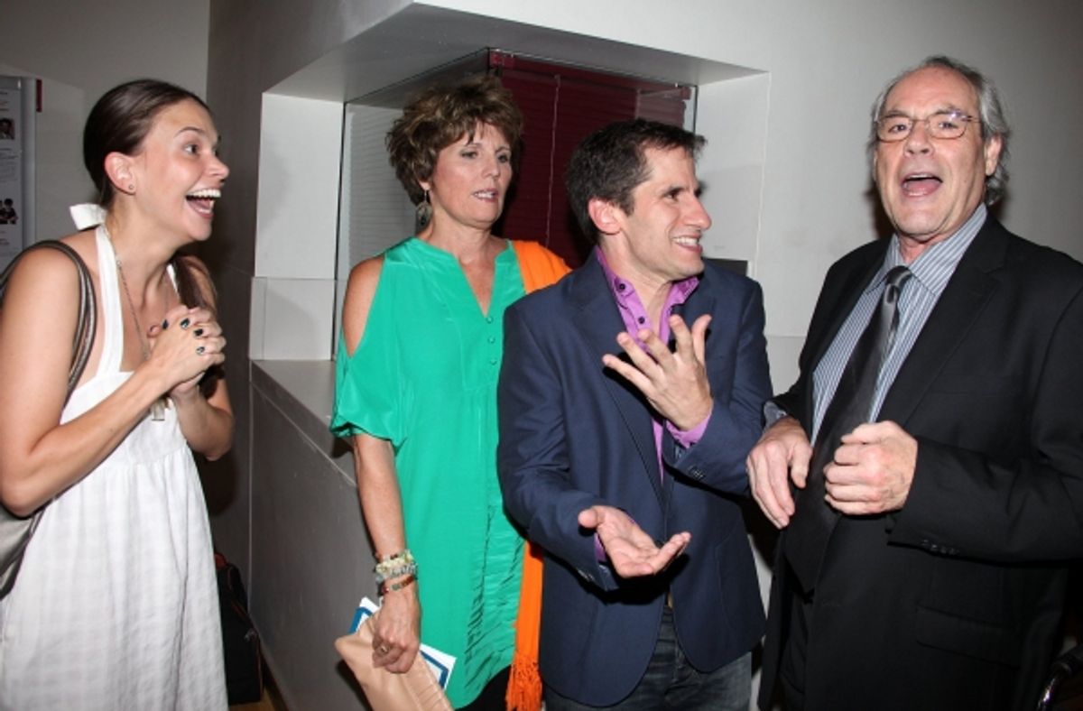 Sutton Foster, Lucie Arnaz, Seth Rudetsky & Robert Klein at 