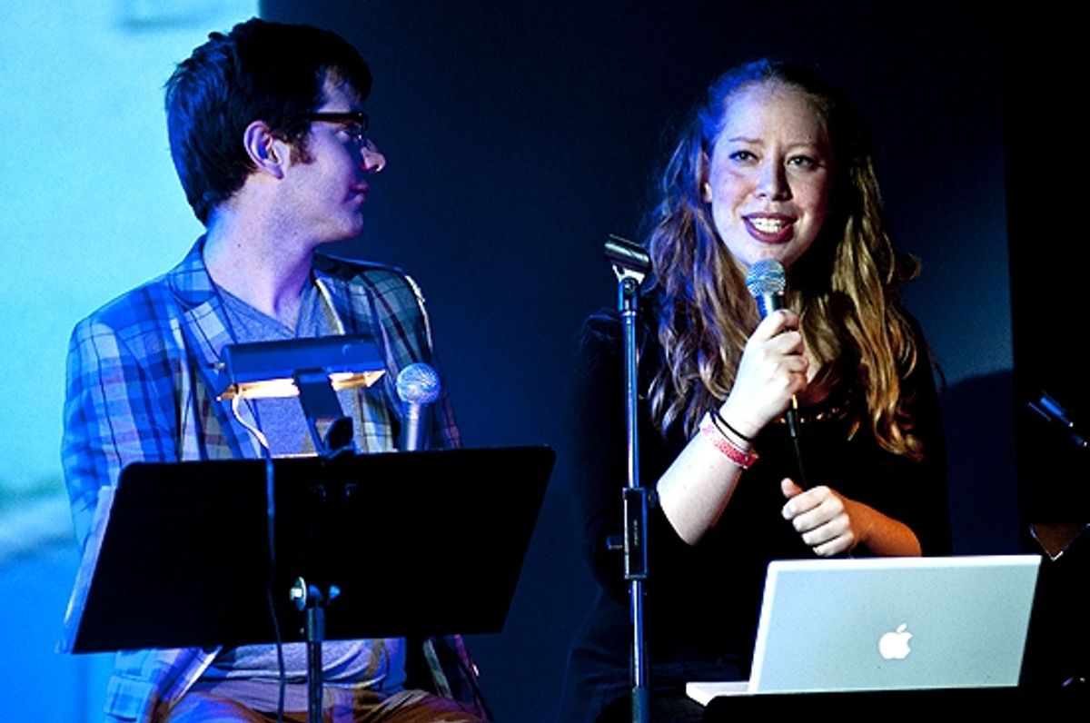 Kevin Michael Murphy and Jennifer Ashley Tepper at 