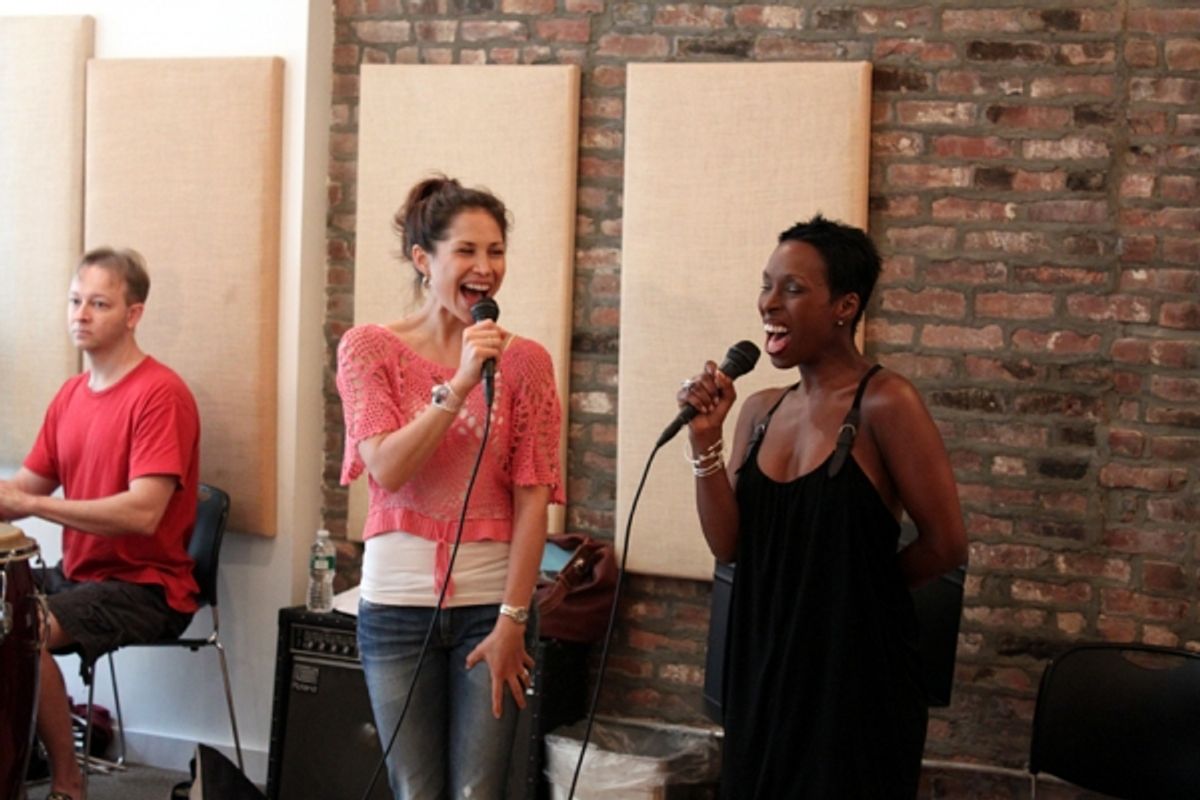 Bianca Marroquin and Brenda Braxton at 