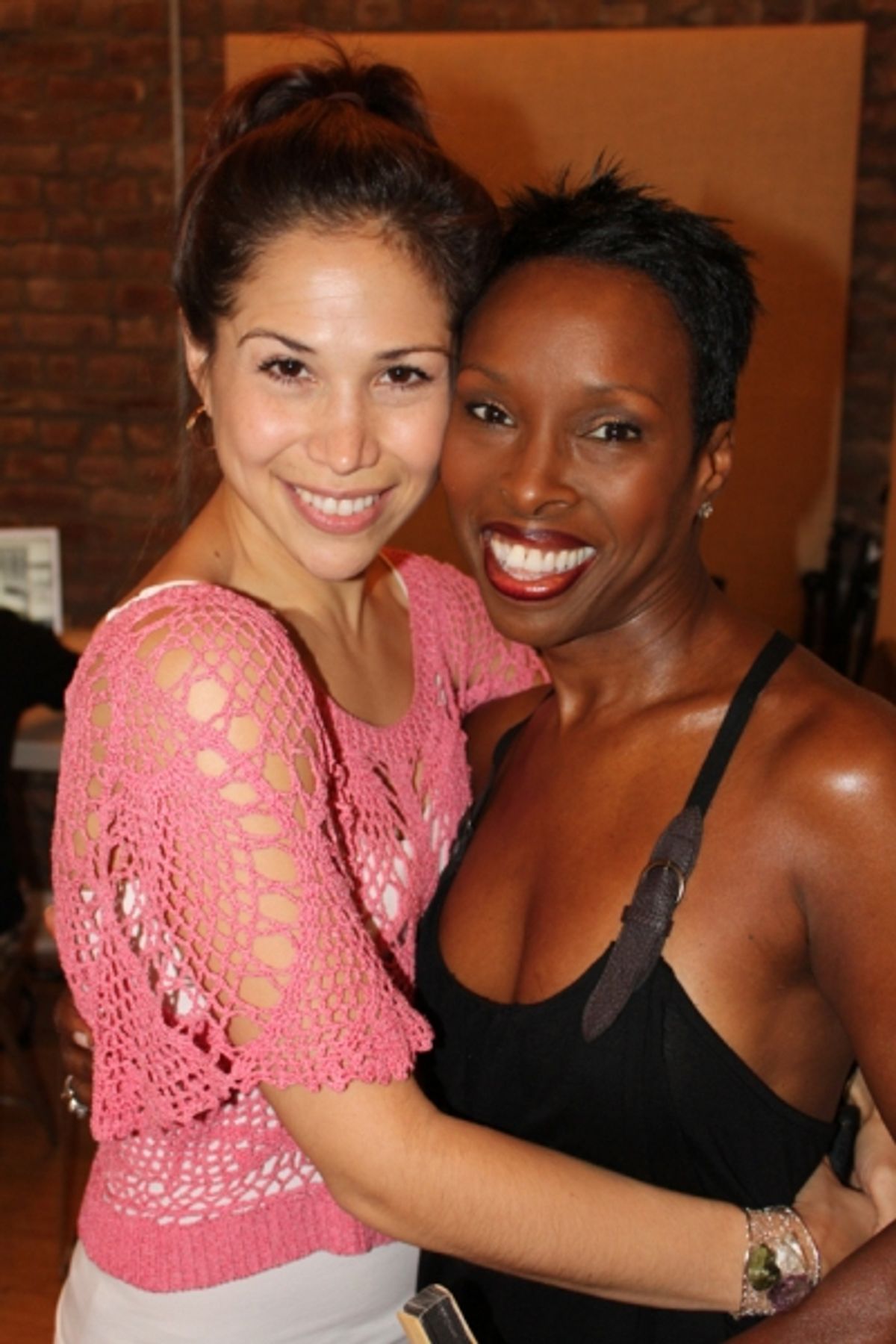 Bianca Marroquin and Brenda Braxton at 