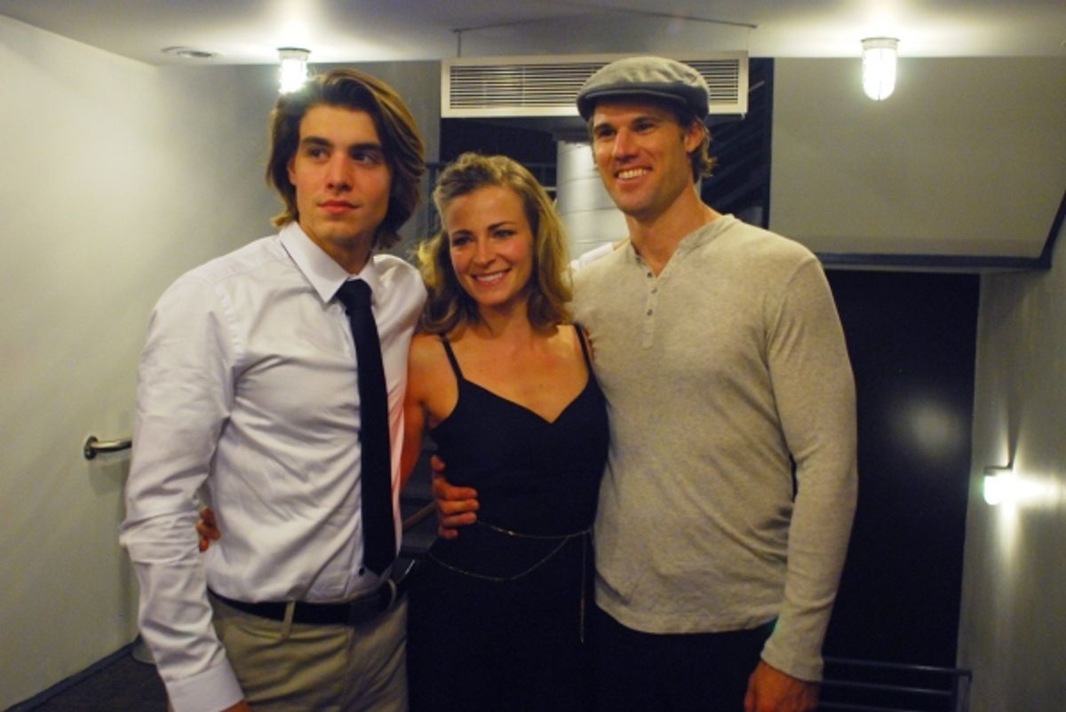 Andrew Veenstra, Margaret Copeland, Erik Heger at 