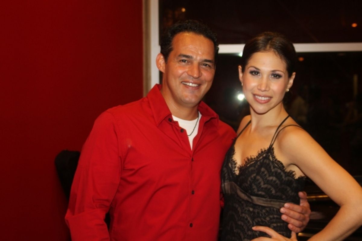 Ruben Flores and Bianca Marroquin at 