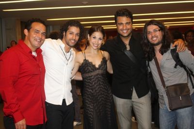 Ruben Flores, Luis Salgado, Bianca Marroquin, Jaime Camil and Jaime Lozano Photo