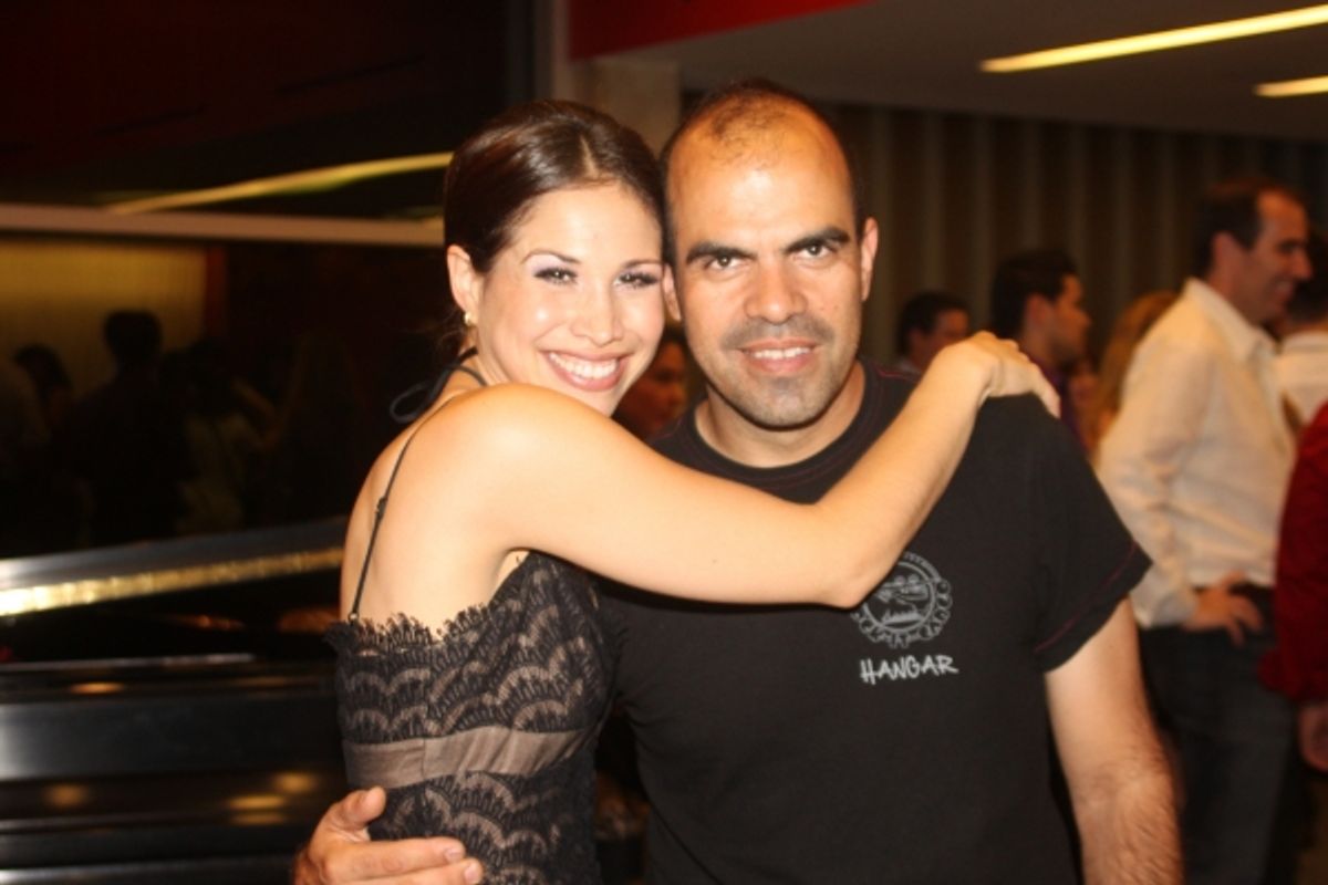 Bianca Marroquin and Luis Lojo at 