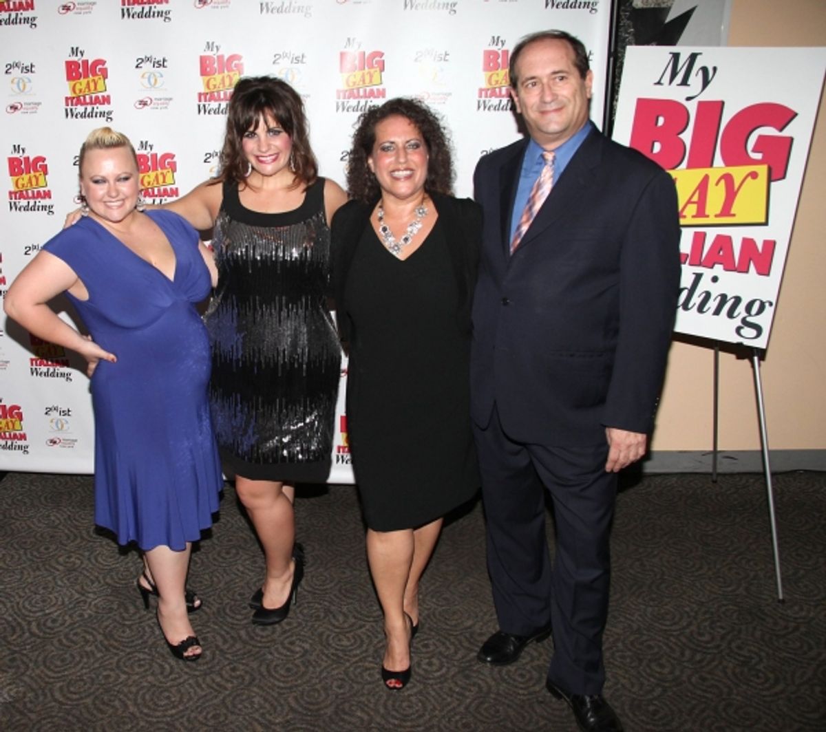 Tricia Burns, Carla-marie Mercun, Randi Kaplan, Joe Scanio
 at 