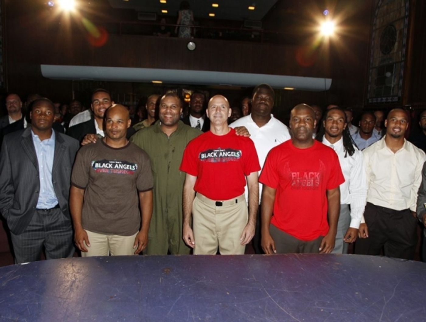 Photo Coverage: NY Jets Visit BLACK ANGELS OVER TUSKEGEE Photo Coverage: NY Jets Visit BLACK ANGELS OVER TUSKEGEE Image