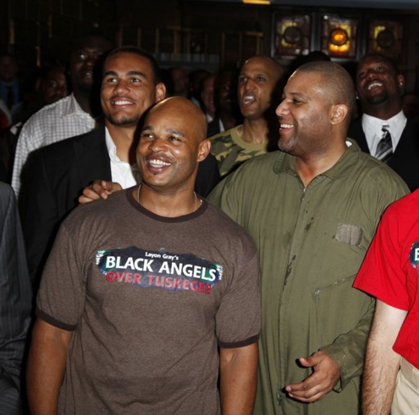 Photo Coverage: NY Jets Visit BLACK ANGELS OVER TUSKEGEE Photo Coverage: NY Jets Visit BLACK ANGELS OVER TUSKEGEE Image