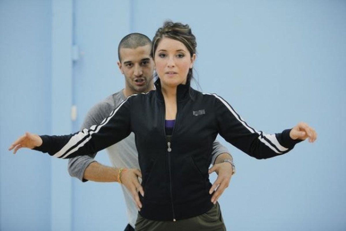 Mark Ballas and Bristol Palin at 