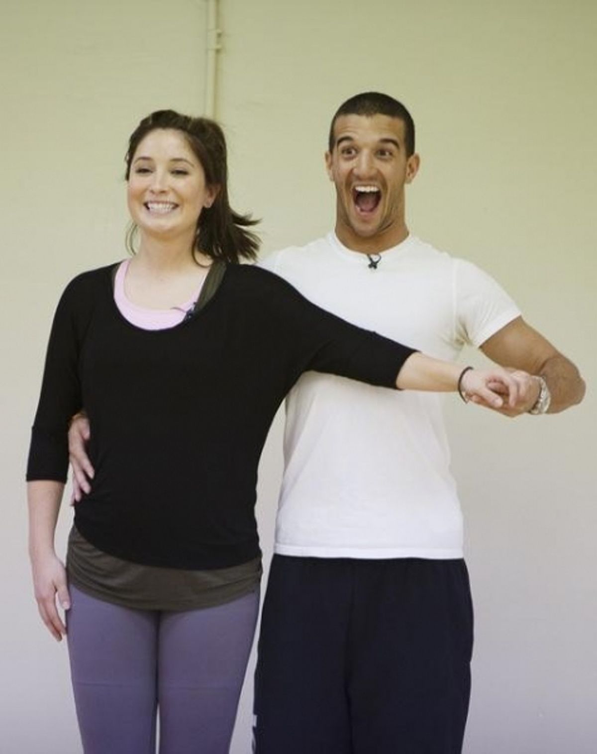 Mark Ballas and Bristol Palin at 