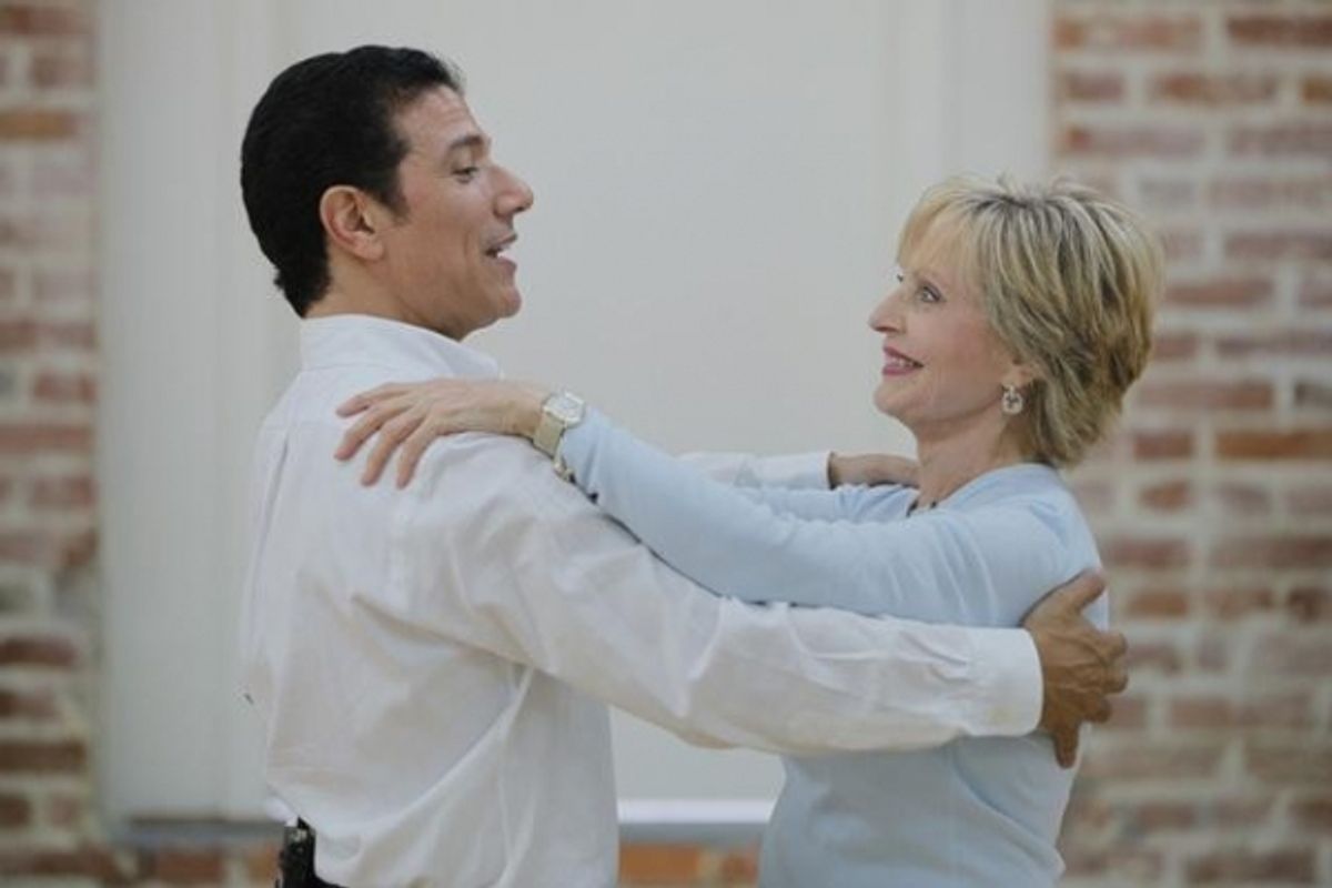 Florence Henderson and Corky Ballas at 